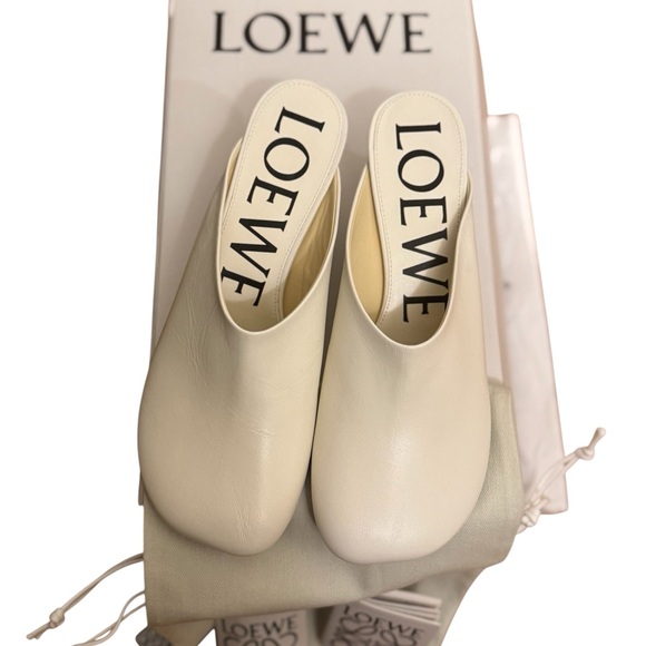 NIB Loewe Toy Mule White 39 - Picture 2 of 9